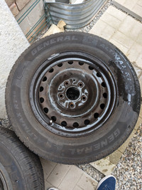 All Season Tires - Like New 225 / 65 R16 (on rims)