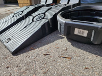 Heavy Duty Rhino Car Ramps & Oil Drain Pan