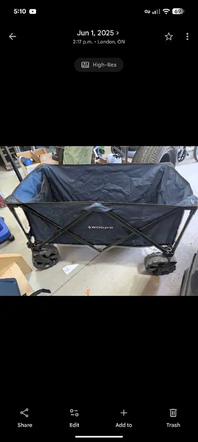 Folding beach/camping wagon , View more