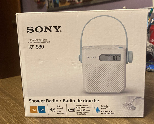 SONY ICF-S80 FM\AM SHOWER RADIO in Other in City of Toronto