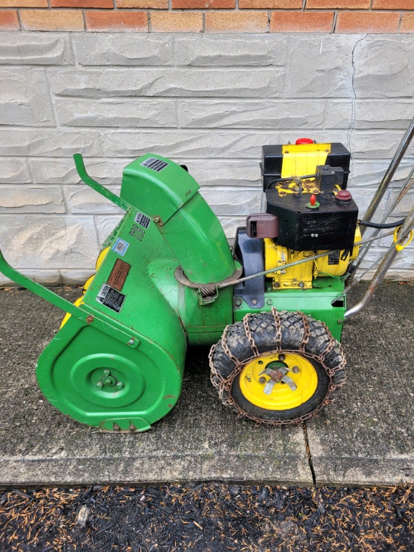 John deere snowblower Snowblowers Cambridge Kijiji