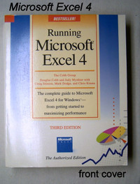 Running Microsoft Excel 4, 3rd ed, 1992, Microsoft Press