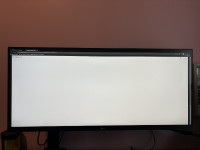 LG 34WN780-B UltraWide Monitor 34"  (With Stock Ergo Stand)