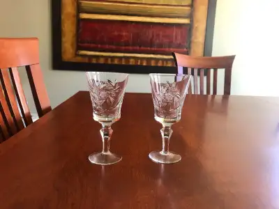 Crystal stemware -$80, View more