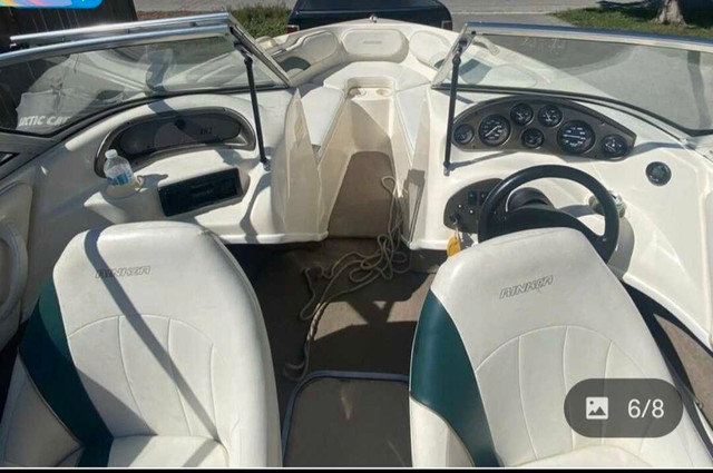1998 Rinker Captiva/BR 4.3 V6 (190HP) in Powerboats & Motorboats in Hamilton - Image 2