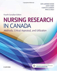 Nursing Research in Canada Textbook