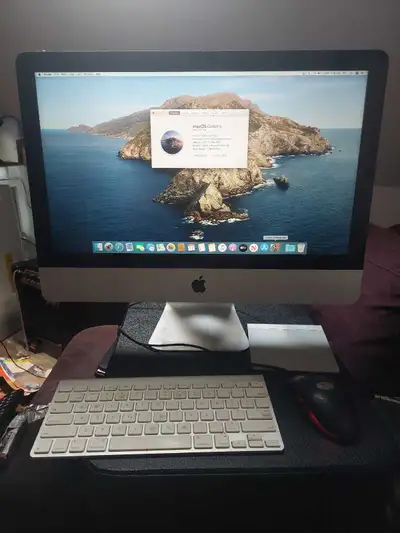 2013 21" iMac w keyboard and track pad $150, View more