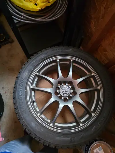 Came off a 2017 Subaru WRX STI Tires: 215/50R17 Rims: Macpek Alloy Multi 17x7.5 - 100/114.3 Tires ar...