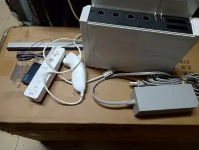 Nintendo Wii console with all accessories Wii remote with nunchuck like new comes with hdmi adaptor