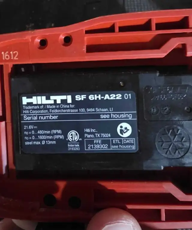 Hilti SF -6A22 in Power Tools in Hamilton - Image 4