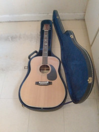 1970's Gomez Acoustic Guitar With Hard Sell Case MIJ