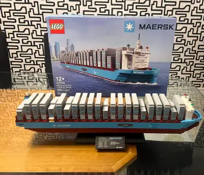 Lego Maersk Container Ship Set With Box And Instructions , View more
