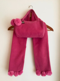 Jeanne Lottie Pink Scarf & Mini Duffel Bag (90s/00s) *LIKE NEW*