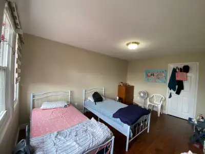 1 Room Available for 2 Girls at Brampton. Near Brampton Terminal. Rent $450 each include Utilities ,...