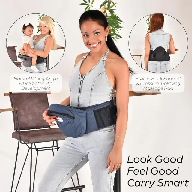 ❤️NEW IN BOX: Baby Carrier with Hip Seat in Strollers, Carriers & Car Seats in Markham / York Region - Image 5