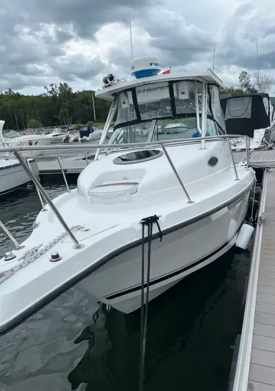 Selling our beloved striper, Time to build our cottage and no time for both. Boat is very seaworthy...