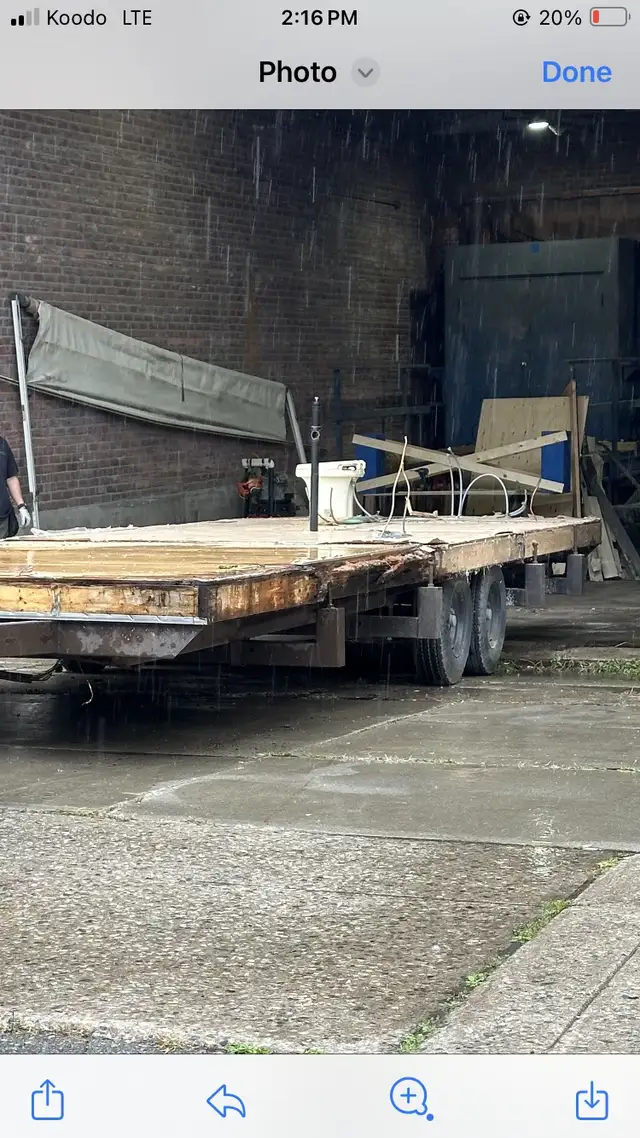 32’ flat deck trailer tiny home transporting heavy duty in Other in Barrie - Image 2