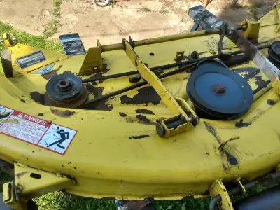 1. This 50” deck (M01013X021149) is for older John Deere 300 series garden tractors. Fits JD 316, 31...