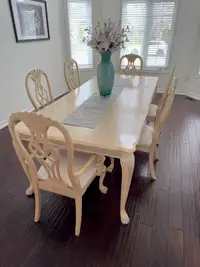Dining Table with Free Hutch/Chest Cabinet