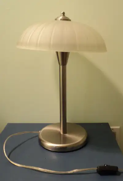 Disk lamp, with bulb. Everything works perfect and Very good condition $30 If you see this ad, it`s...