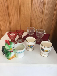 7 Miscellaneous Egg Cups-$25 for the lot