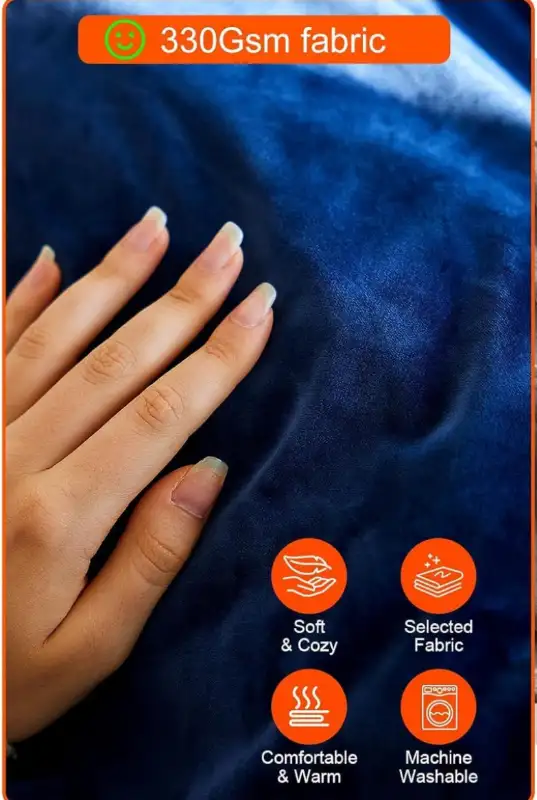 New Heated Wearable Electric Blanket with 10000mAh Battery60x34" in General Electronics in Calgary - Image 7