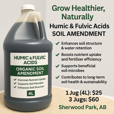 Humic and Fulvic acids. 4L Soil amendments, View more