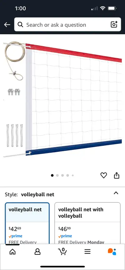 Well I would love to actually use it but for the spot we did the volleyball court it’s just too larg...