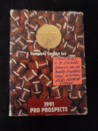 1991 NFL Football Pro Prospects Star Pic factory card set Aikman