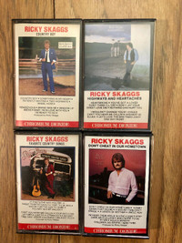 3x Ricky Skaggs cassettes in great condition.