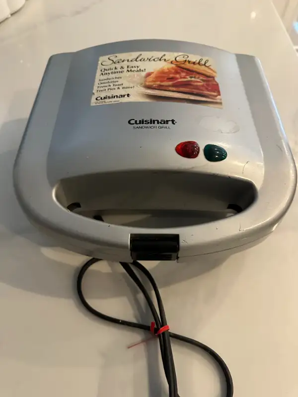 Cuisinart Sandwich Grill, only $15! in Toasters & Toaster Ovens in Markham / York Region - Image 2