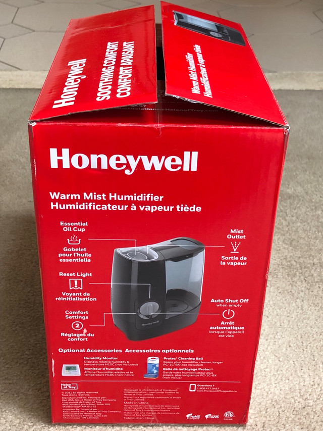 Honeywell Warm Mist Humidifier dans Santé et besoins spéciaux  à Ville de Montréal - Image 4