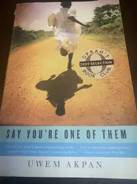 Book for sale:   Say You're One of Them by Uwem Akpan