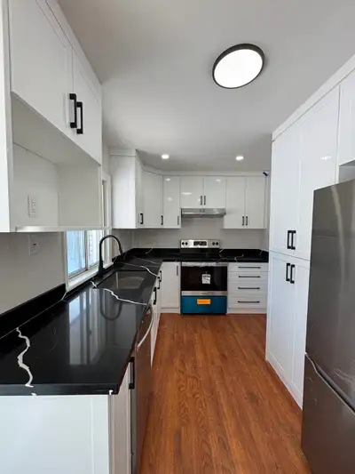 NEWLY RENOVATED UPPER UNIT with - New kitchen - New appliances - New washroom - Potlights - Fresh pa...