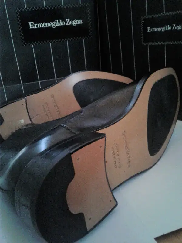 New  Ermenegildo  Zegna  leather ankle boot/Men's in Men's Shoes in Markham / York Region - Image 5