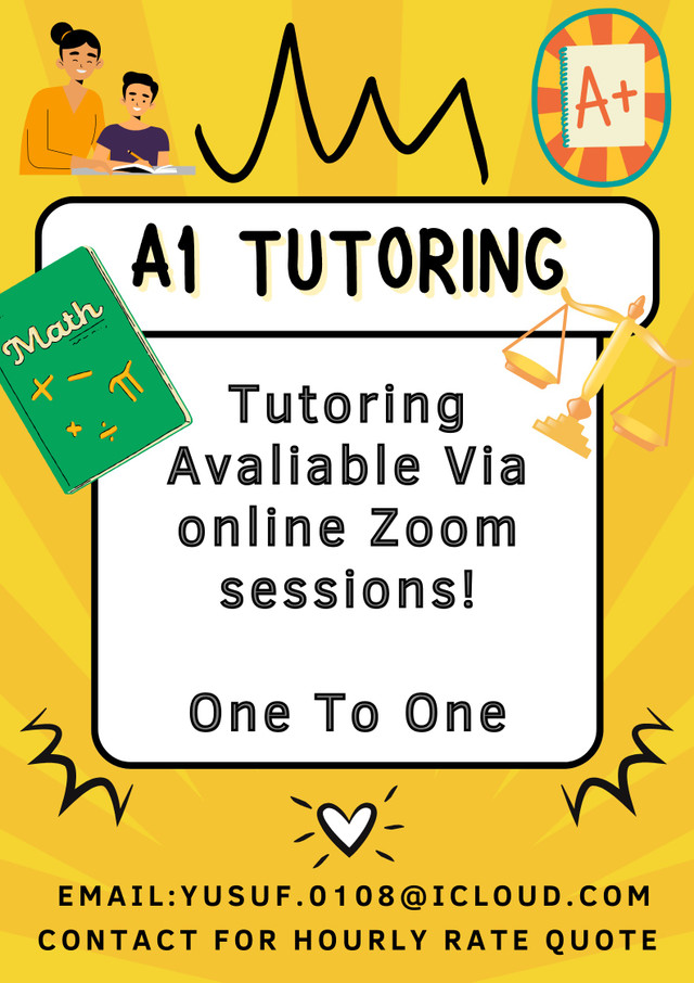 A1 tutoring in Tutors & Languages in Hamilton