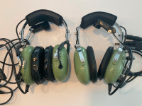 Two David Clarke headsets H1030