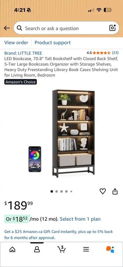 Bookshelf, View more