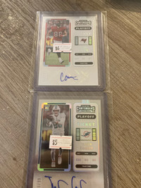 Contenders football autograph football cards 