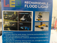 Rechargeable LED FLOOD  lamp $35.00