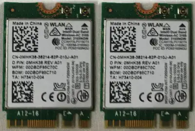 ($25 each) 2x Intel® Dual Band Wireless-AC 3165 M.2 Card, View more