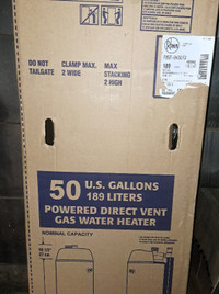 *NEW* 50 Gallon Power Direct Vent (PDV) Rheem Water Heater