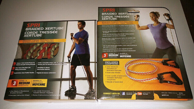SPRI Braided Xertube Resistance Bands NEW Sealed 40% off in Exercise Equipment in St. Catharines - Image 4