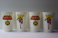 1966 Batman And Robin Pepsi Plastic Cups _VIEW OTHER ADS_