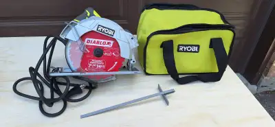 Ryobi Circular Saw.Model CSB144LZ with a Diablo framing blade., View more