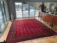 Large Bokhara Hand knotted Authentic Rug