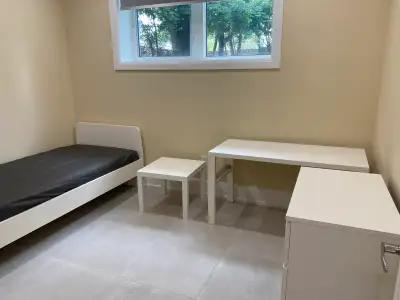 New furnished bedroom with private bathroom Near North York Center subway Brand new bedroom with ens...