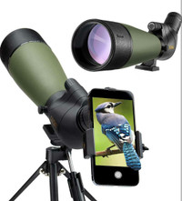 NEW!  GOSKY Updated 20-60×80 Spotting Scope with Tripod