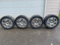 20" Ford Rims and Tires. Have 275/55/R20 tires mounted on them.