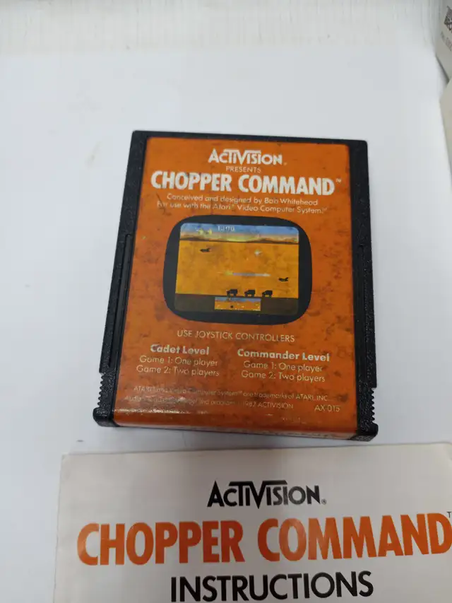 Atari 2600 Chopper Command & Frogger in Box with manuals in Older Generation in Kitchener / Waterloo - Image 7